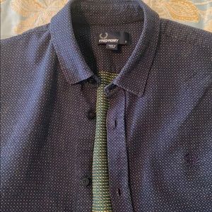 Fred Perry button shown S shirt